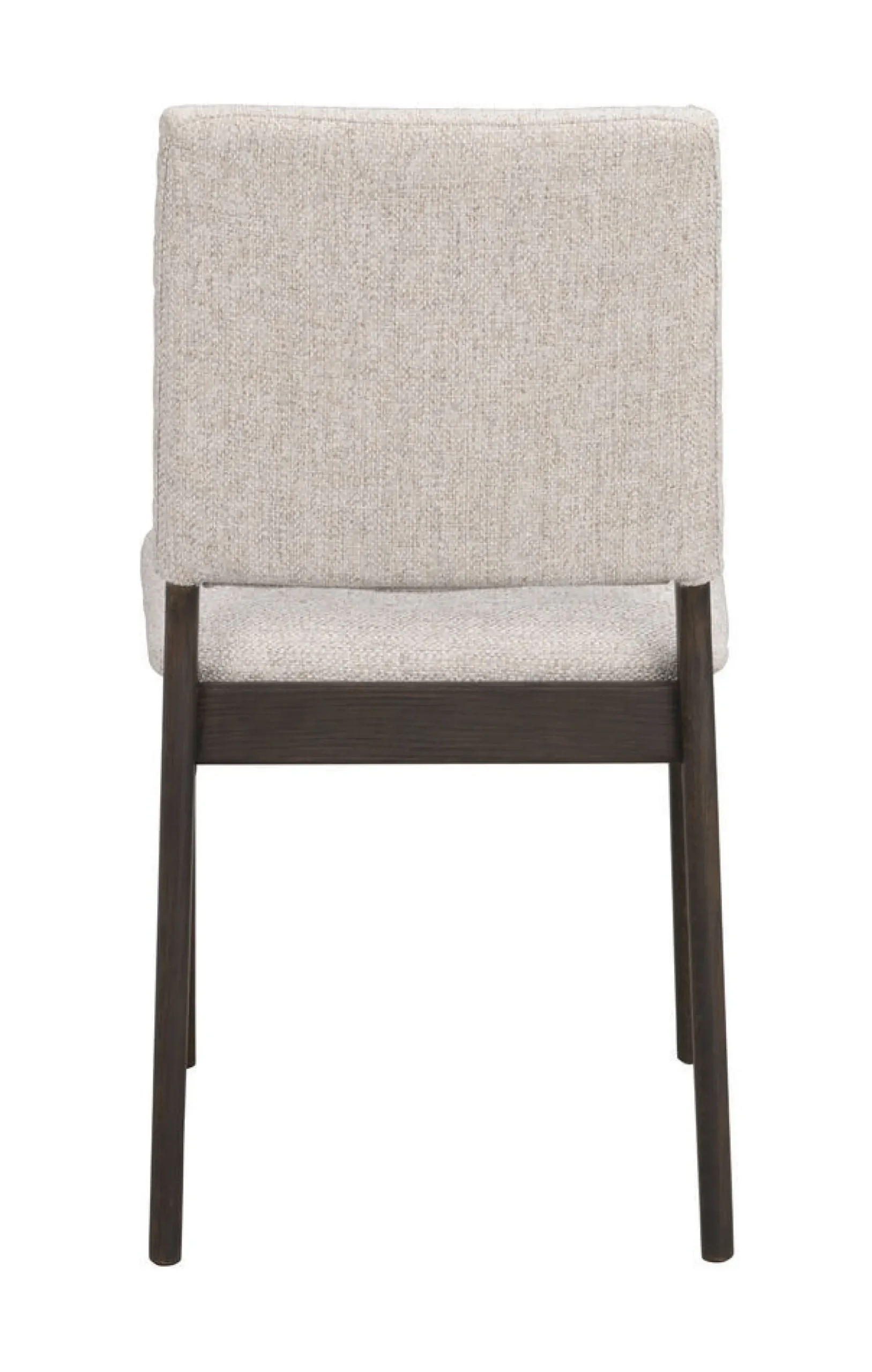 MEDFORD Stol brun ek/ljusbeige tyg