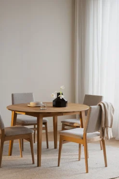 MEDFORD Stol ek/ljusbeige tyg