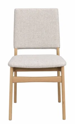 MEDFORD Stol ek/ljusbeige tyg