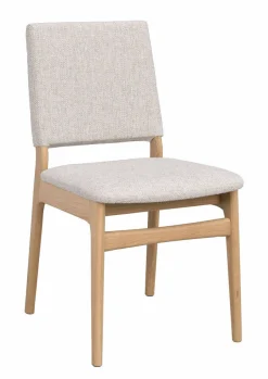 MEDFORD Stol ek/ljusbeige tyg