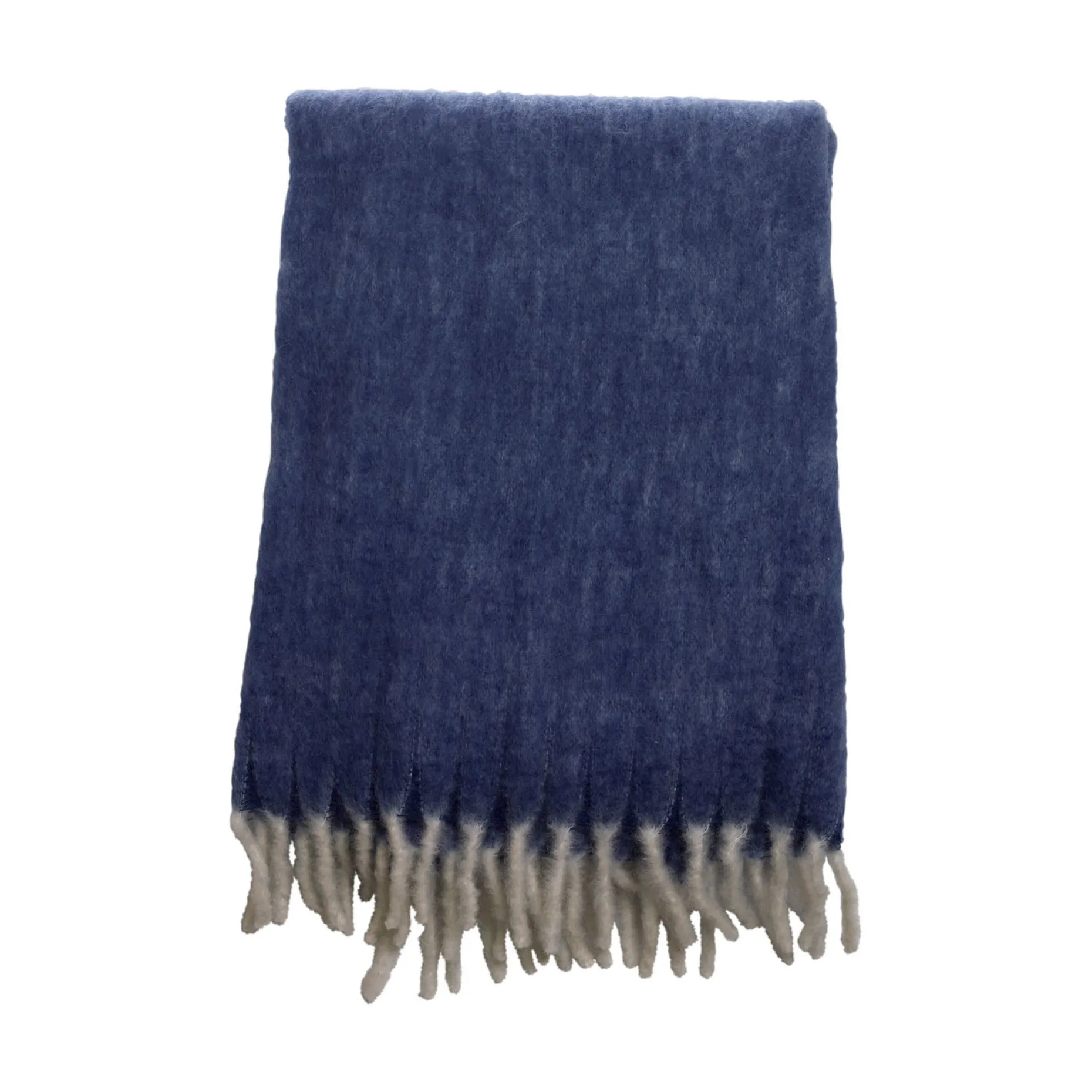 MORGAN pläd blå 59% Ull 26% Akryl, 15% nylon 170x130 cm