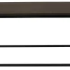 NARANO Soffbord 120x60 H48 mörkbrun ekfaner/svartlackad metall