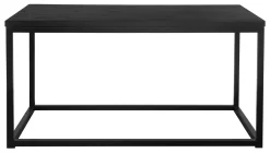 NARANO Soffbord 87x47 H44 svartlackad askfaner/metall