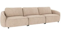 NORRIS soffa 4-sits ljusbeige tyg Anna #2 (k3)