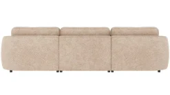 NORRIS soffa 4-sits ljusbeige tyg Anna #2 (k3)