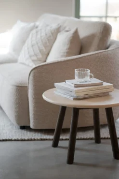 NORRIS soffa 3-sits ljusbeige tyg Anna #2 (k3)