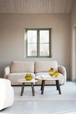 NORRIS soffa 3-sits ljusbeige tyg Anna #2 (k3)