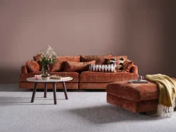 OLBIA Fotpall R4 140x88cm tyg Urban 3452 copper