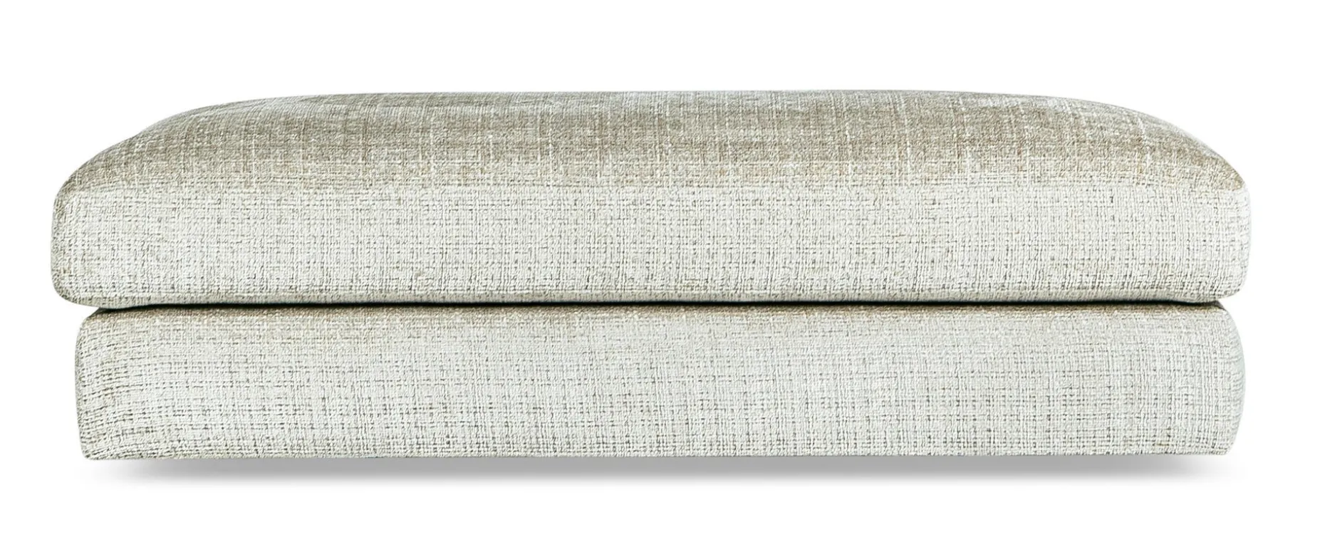 OLBIA Fotpall R4 140x88cm tyg Urban 3404 light taupe