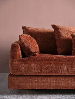 OLBIA 4-sits soffa 284cm tyg Urban 3452 copper