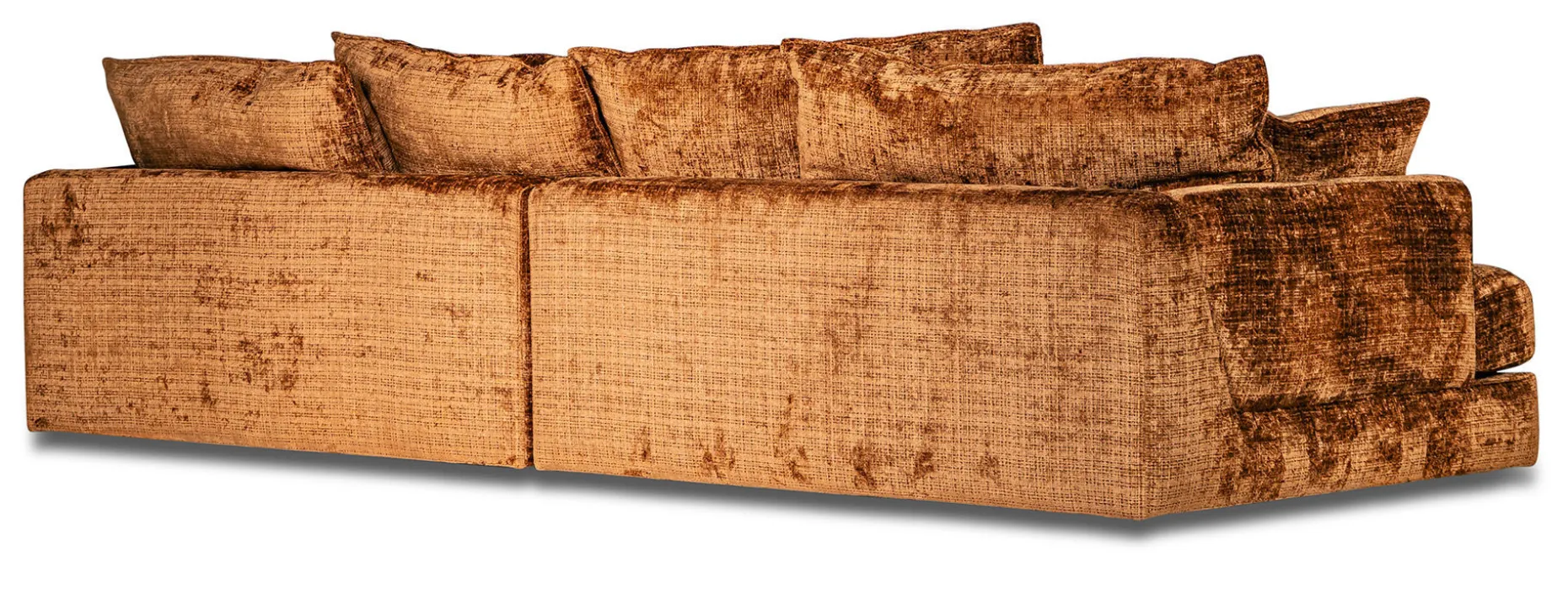 OLBIA 4-sits soffa 284cm tyg Urban 3452 copper