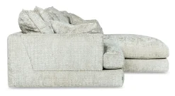 OLBIA Soffa 3DIV 305cm med divan höger tyg Urban 3404 light taupe