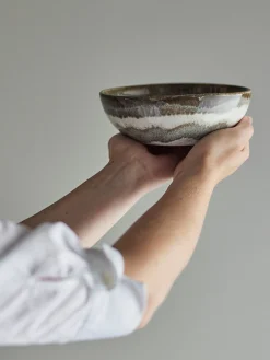 PAULA Frukostset, Grå, Stenkeramik - set med 12 delar