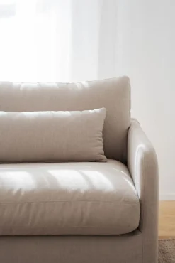 PEYTON soffa 3-sits beige tyg Ursula #282 (k3)