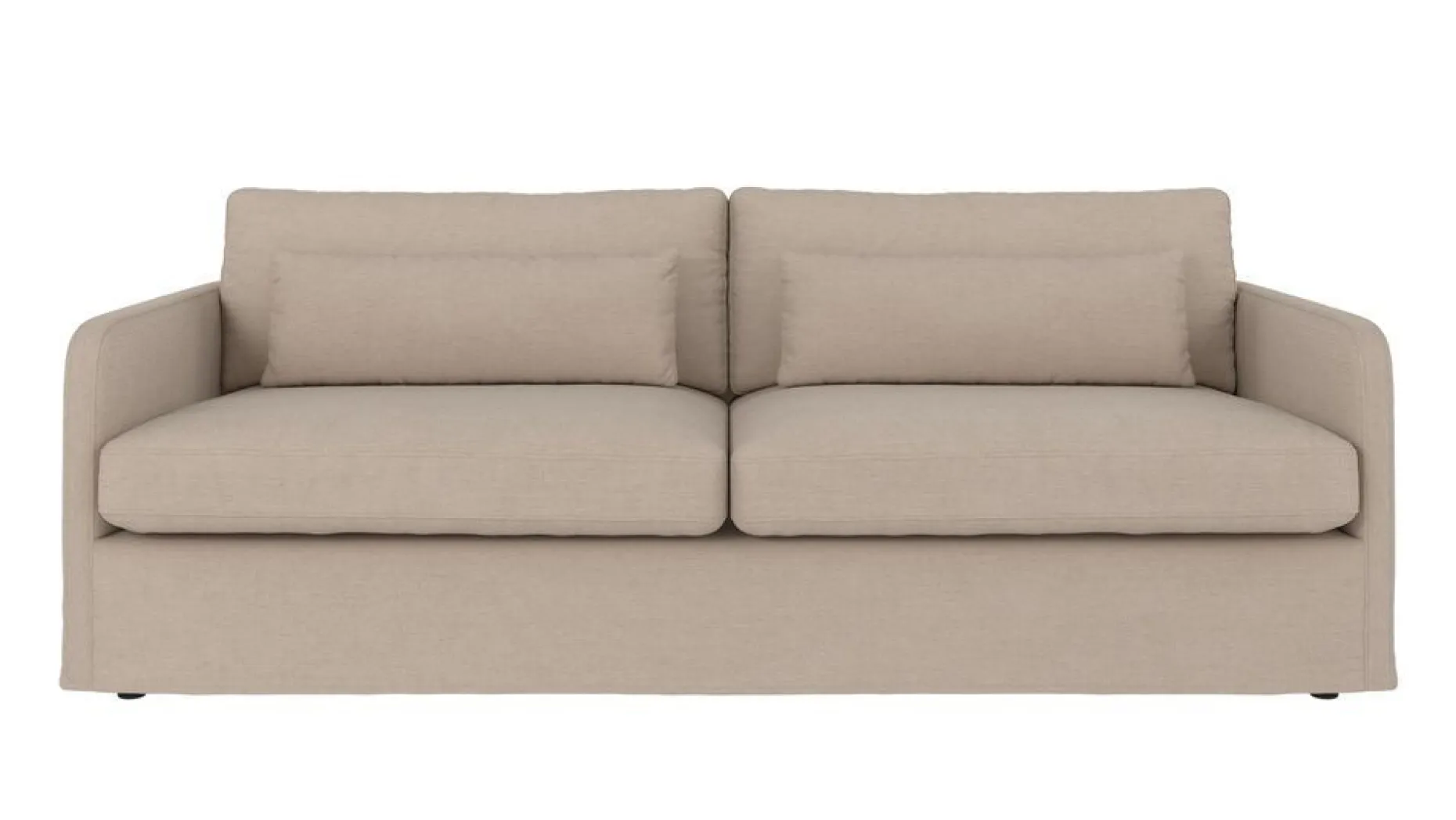 PEYTON soffa 3-sits beige tyg Ursula #282 (k3)
