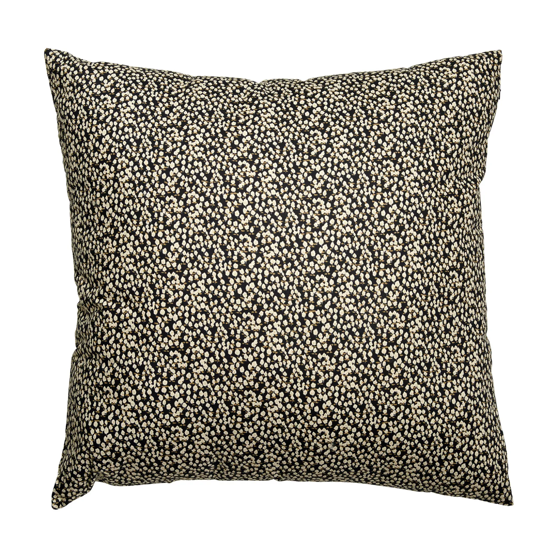 POPPY Kuddfodral svart 60x60 cm 100% bomull 30 grader