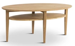 PRIMO Soffbord 130x70 höjd 58 Massiv oljad ek