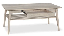 QUINTON Soffbord 120x60 H52cm massiv vitoljad ek