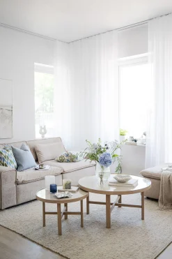 RAWLINS Soffa 3-sits beige tyg Bobby 2 (k2)