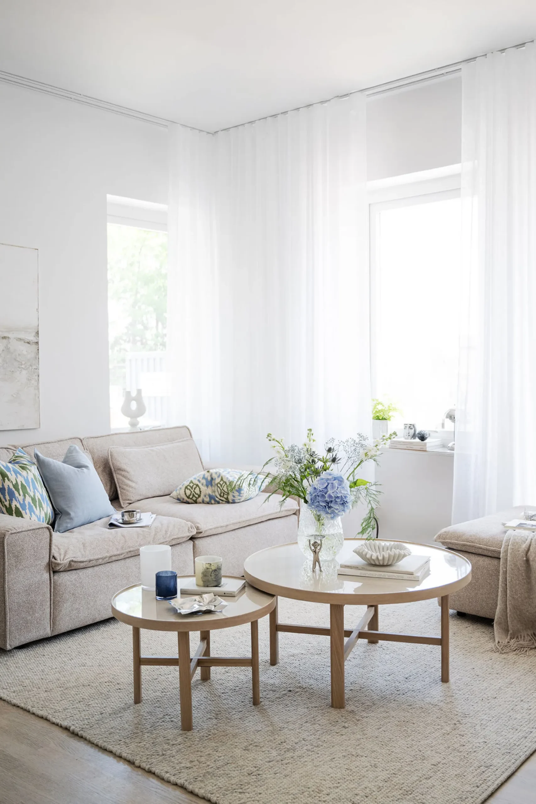 RAWLINS Soffa 3-sits beige tyg Bobby 2 (k2)