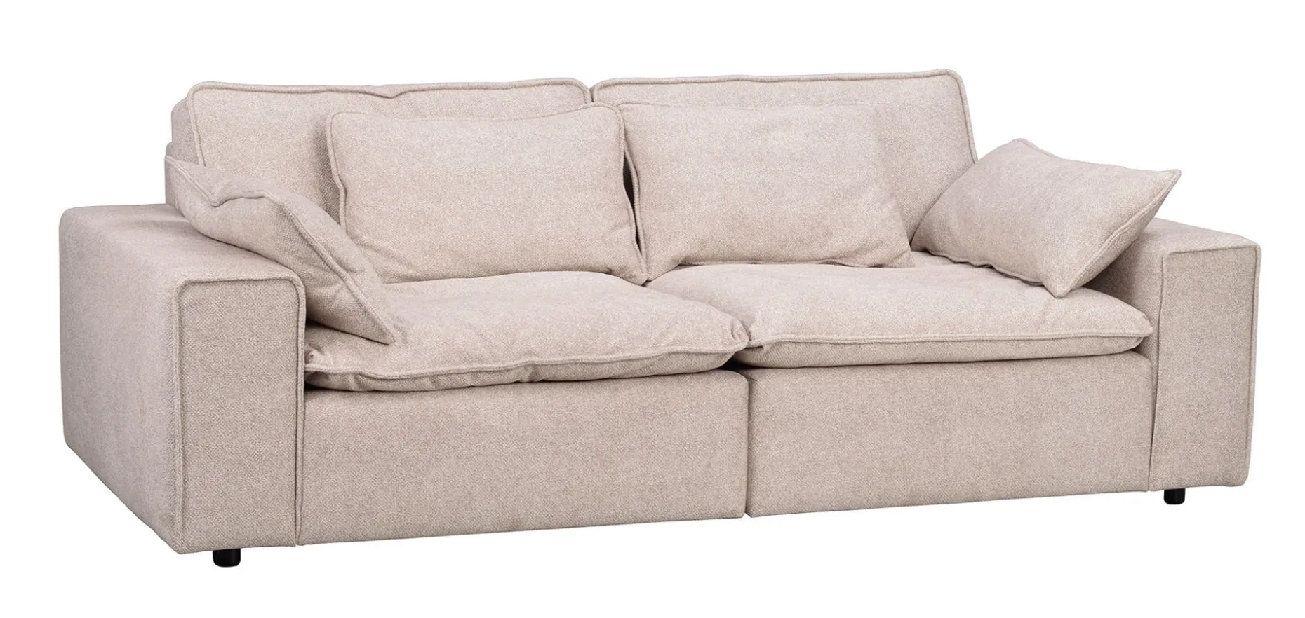RAWLINS Soffa 3-sits beige tyg Bobby 2 (k2)
