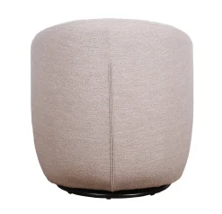 ROSELAWN fåtölj ljusbeige tyg snurr