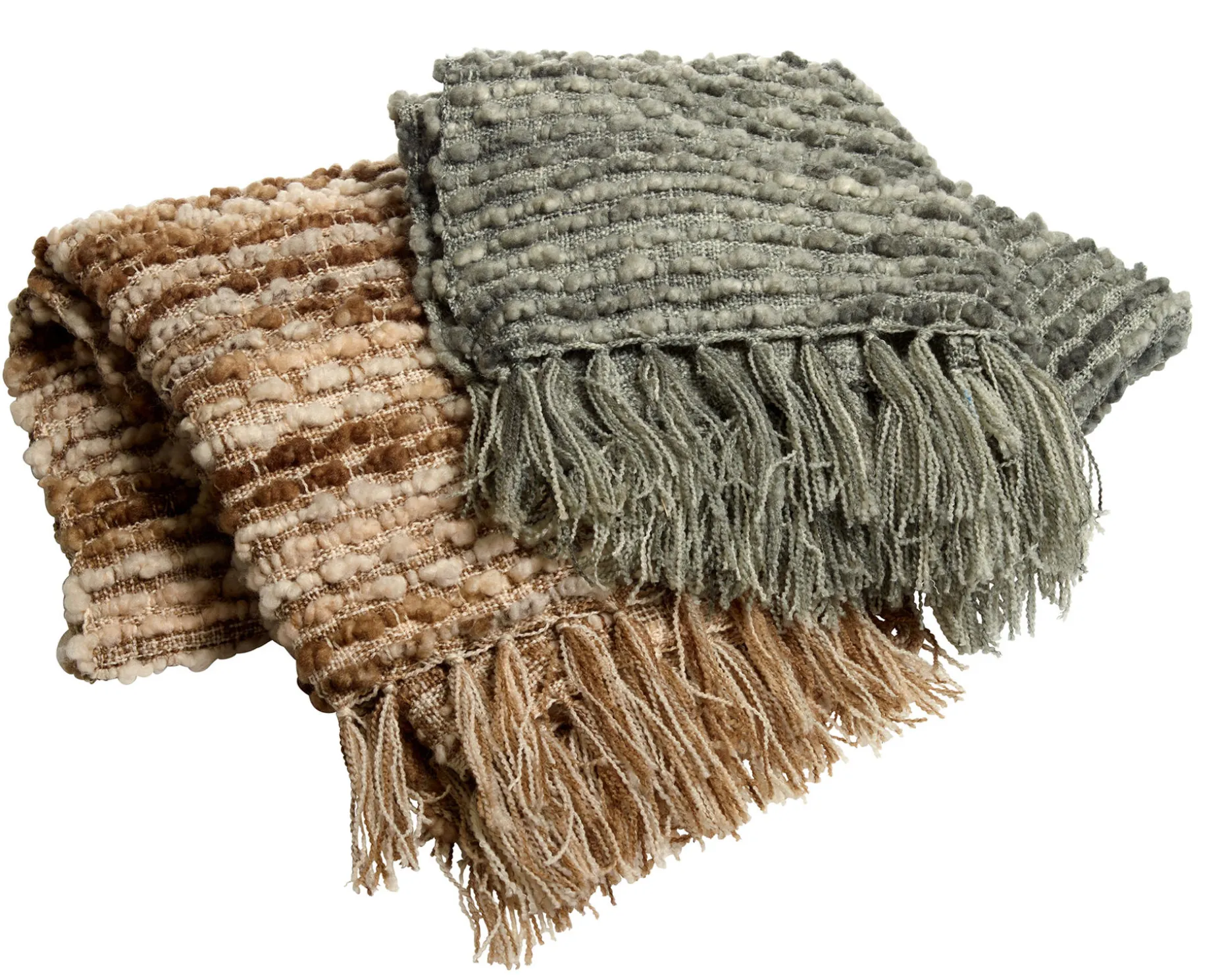 ROXIE Pläd beige 170x130cm 80% polyester/ 20% akryl 30 grader fintvätt