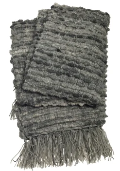 ROXIE Pläd grå 170x130cm 80% polyester/ 20% akryl 30 grader fintvätt