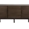 SAGAMORE Sideboard 3-dörr, brunbetsad lackad ekfanér