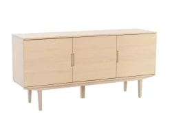 SAGAMORE Sideboard 3-dörr, vitpigmenterad lackad ekfanér