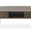 SHIRAZ Soffbord 120x60 brunlackad ekfanér