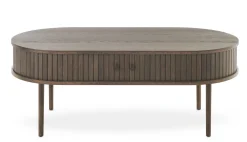 SHIRAZ Soffbord 120x60 brunlackad ekfanér