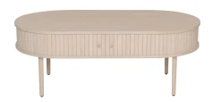 SHIRAZ Soffbord 120x60vitpigmenterad lackad ekfanér, wl102