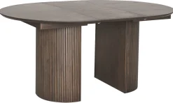 SHIRAZ Tilläggsskiva brunlackad ekfanér 120x45