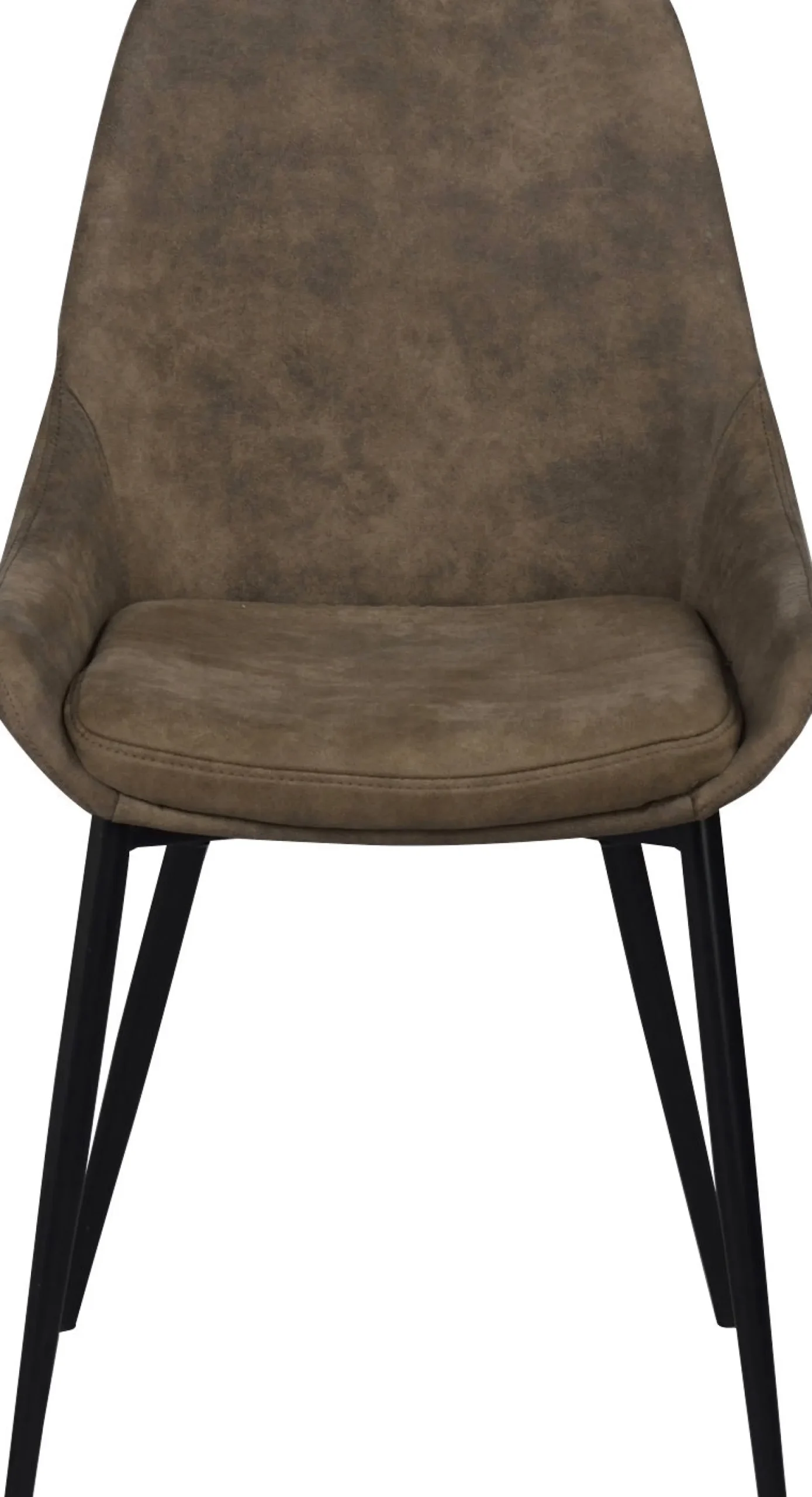 SIERRA stol microfiber mullvad/svarta metall ben