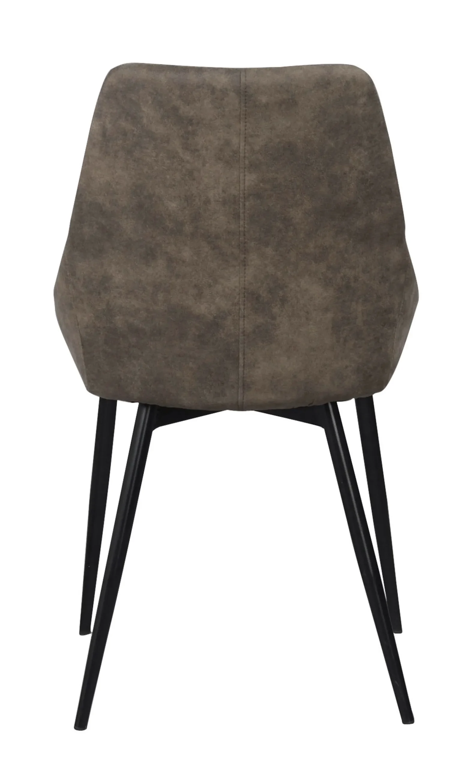 SIERRA stol microfiber mullvad/svarta metall ben