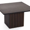 TANGENT Soffbord Rökt ek 75x75 cm