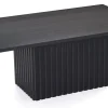 TANGENT Soffbord Svartbetsad ek 120x70 cm