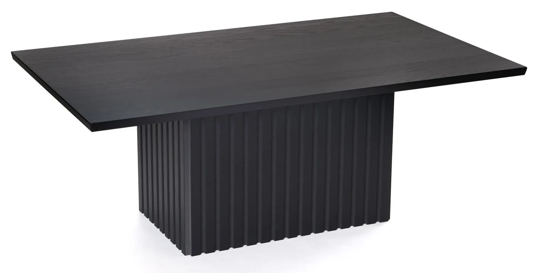 TANGENT Soffbord Svartbetsad ek 120x70 cm