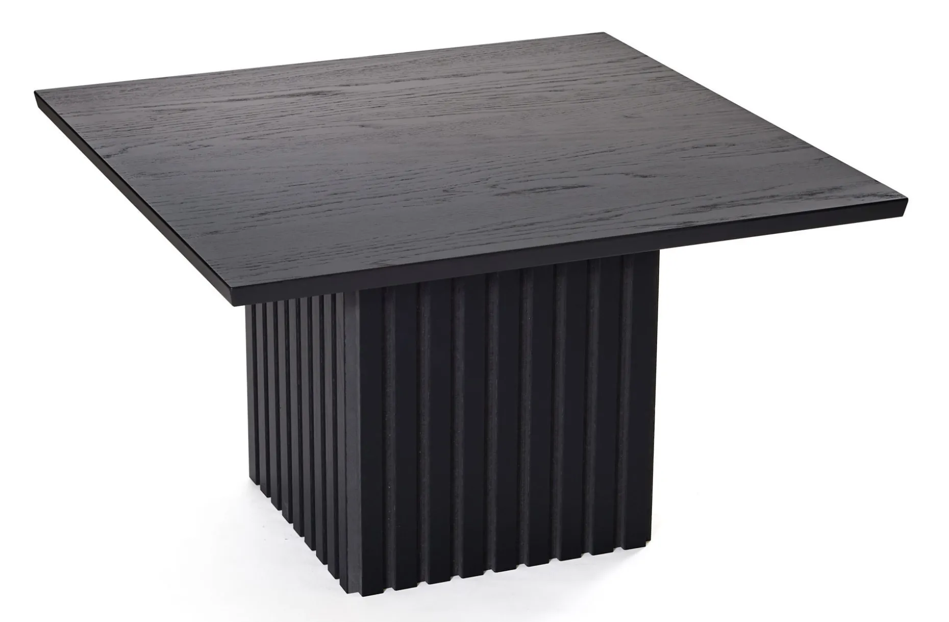 TANGENT Soffbord Svartbetsad ek 75x75 cm