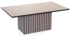 TANGENT Soffbord Vitpigmenterad ek 120x70 cm