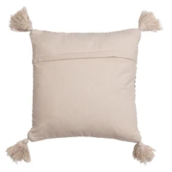 TARA Kuddfodral ecru/svart 45x45cm 100% bomull Endast kemtvätt