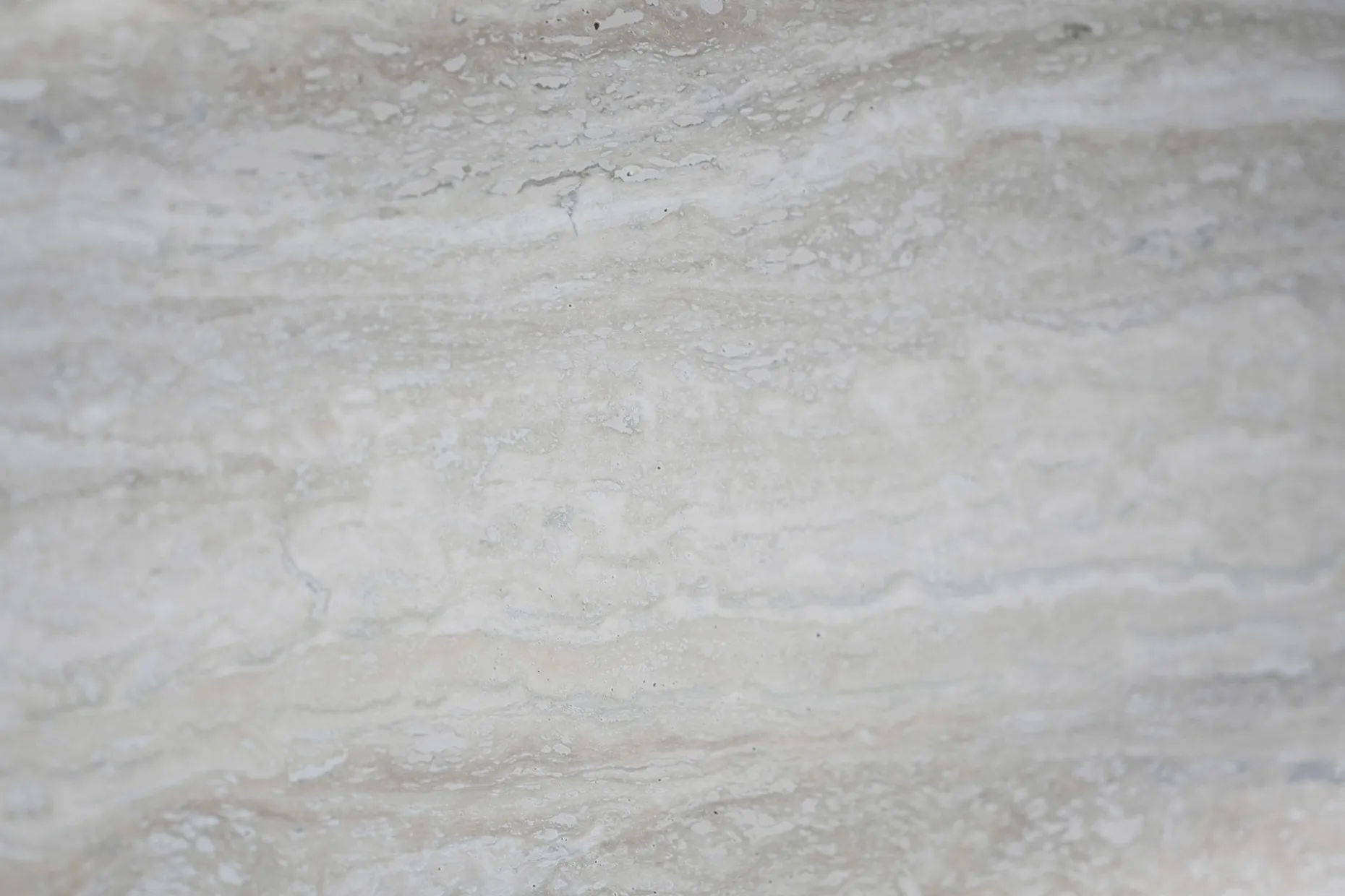 TARANSAY Soffbord Ø90 beige travertin/brun ek
