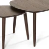 TEAM Soffbord 55 cm ek rökt uv-lack