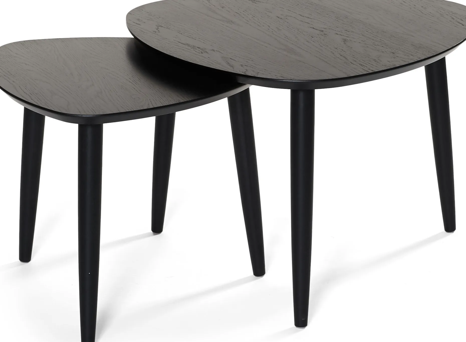 TEAM Soffbord 70 cm ek svartbets uv-lack