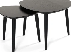 TEAM Soffbord 55 cm ek svartbets uv-lack