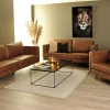 TECATE 2,5-sits soffa microfibertyg cognac, microfiber