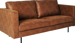 TECATE 2,5-sits soffa microfibertyg cognac, microfiber