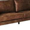 TECATE 3-sits soffa microfibertyg mörkbrun,
