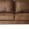 TECATE 2,5-sits soffa microfibertyg mörkbrun,